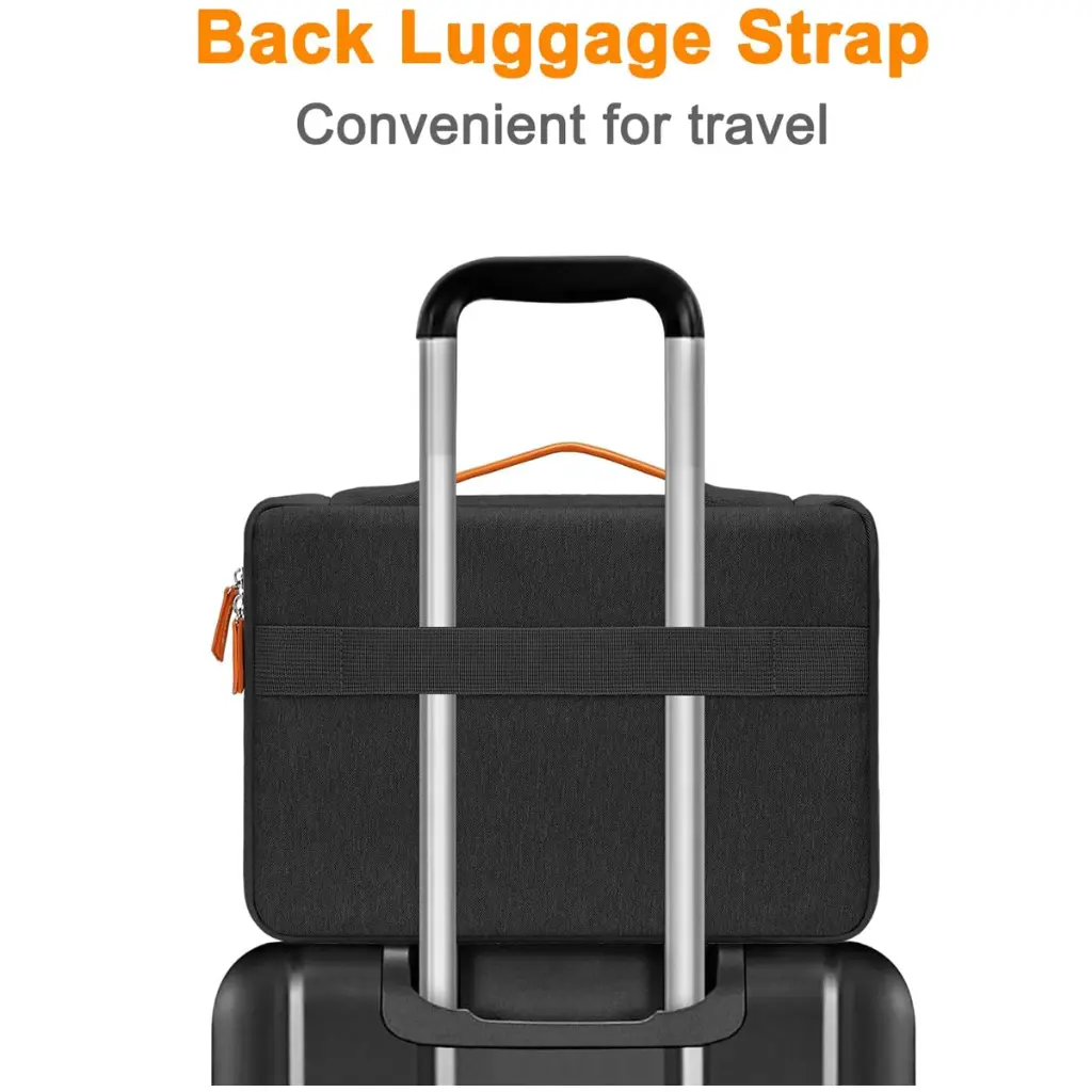 Funda case Mosiso 360 laptop 13.3 14.0" - Negro