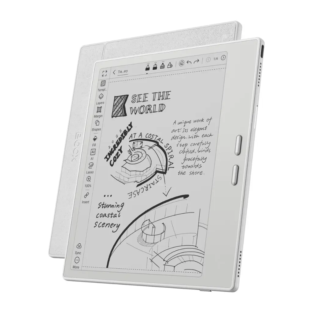 E-Reader Onyx Boox Go 7 4Gb 64Gb 7" Android 13 + Lapiz + Funda - Blanco 