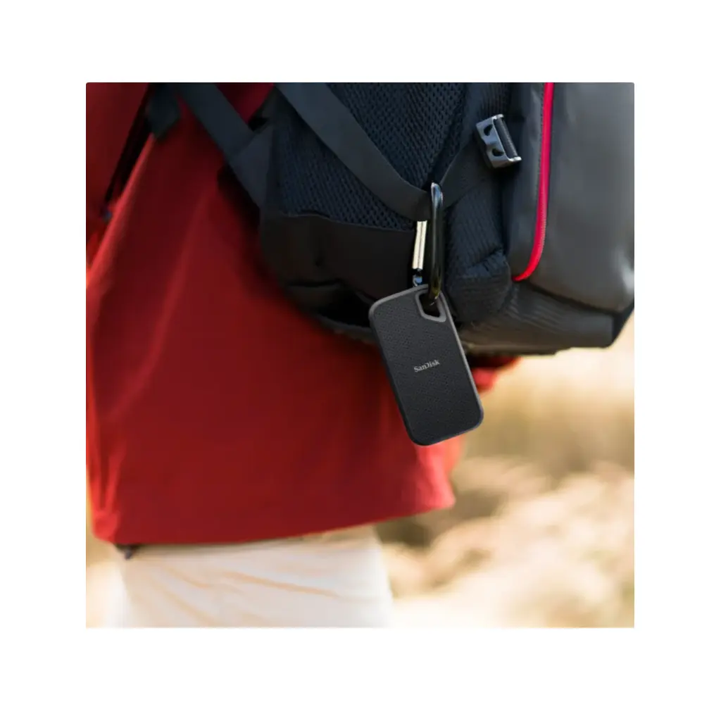 Disco Solido Externo Sandisk Extreme Portable 1Tb USB 3.2 Gen 2 1050MB/s - Negro/Gris