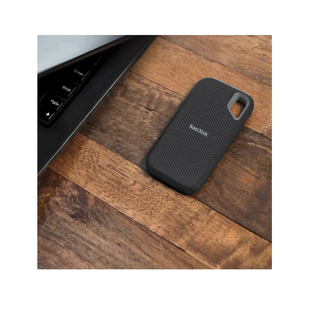 Disco Solido Externo Sandisk Extreme Portable 1Tb USB 3.2 Gen 2 1050MB/s - Negro/Gris