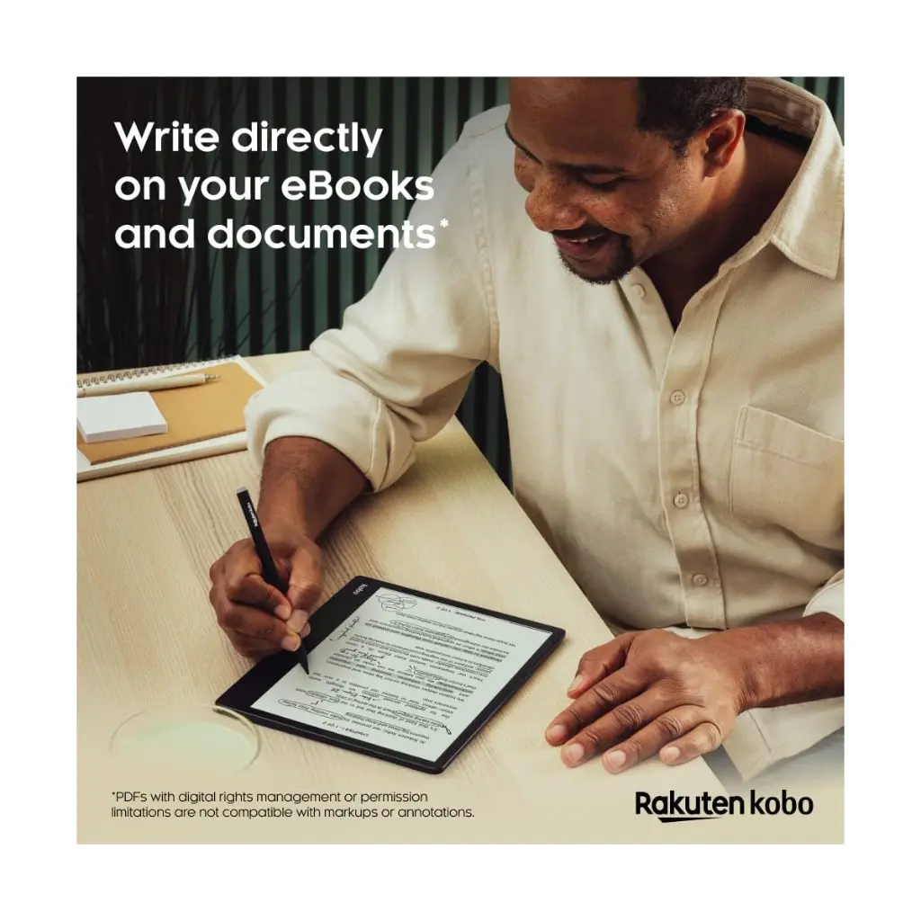 E-Reader Kobo Elipsa 2E 32Gb 10.3" - Negro + Lapiz Stylus 2