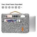 Funda case Mosiso 360 laptop 13.3 14.0" - Gris Negro